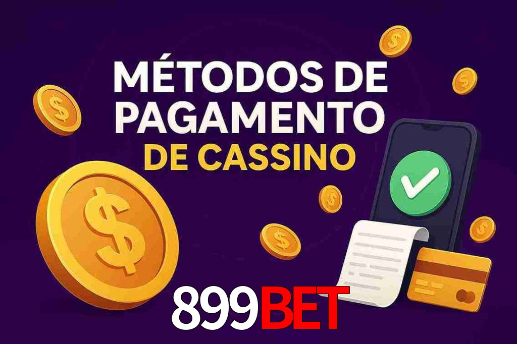Métodos de Pagamento no 899bet